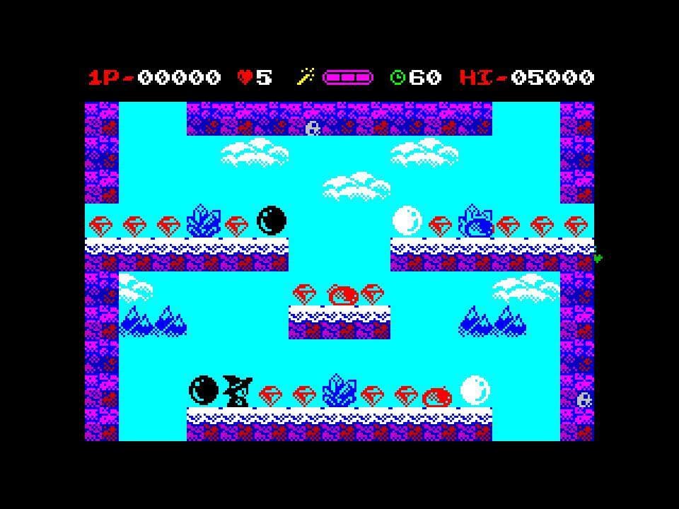 Black & White - DEMO - (ZX Spectrum 128K) screenshot 3