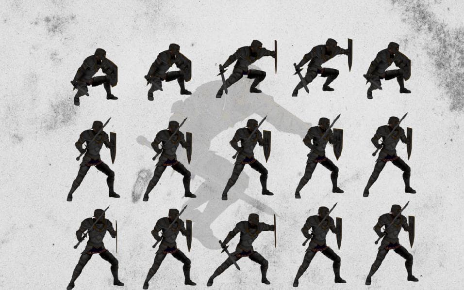 Dark Knight 2D Character screenshot 3