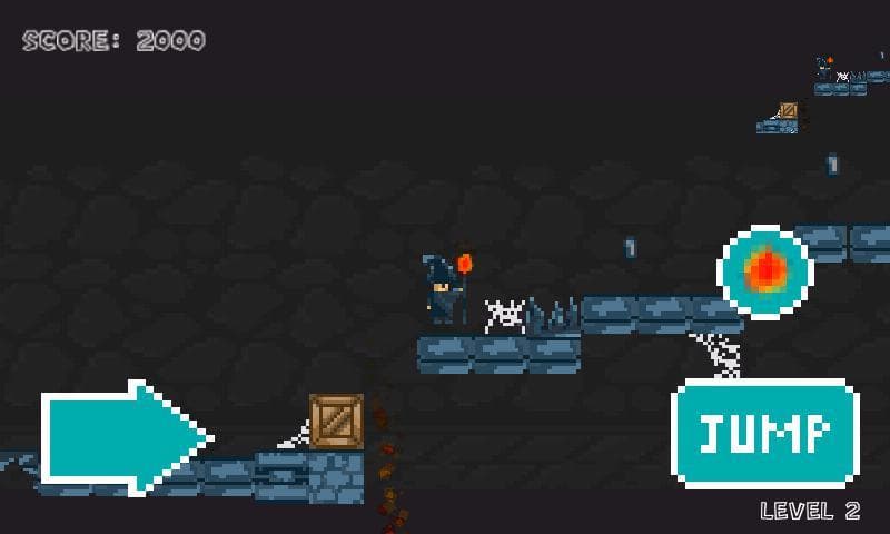 Crateboy - Hardcore Retro Platformer (Mobile) screenshot 5