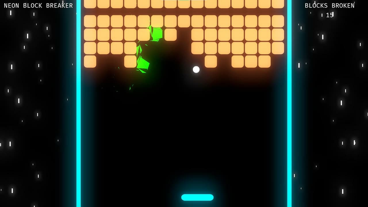 Neon Block Breaker screenshot 3