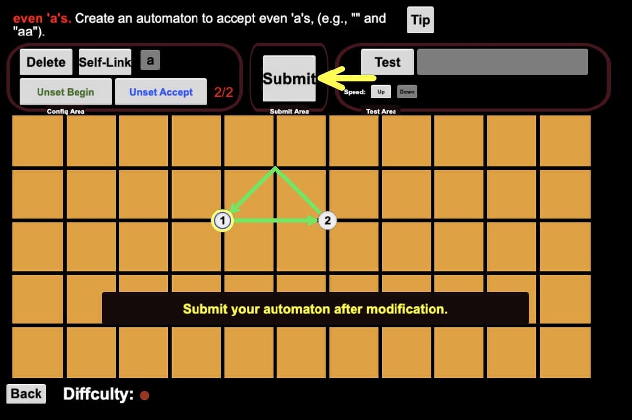 Finite State Automaton Challenges 2 screenshot 3