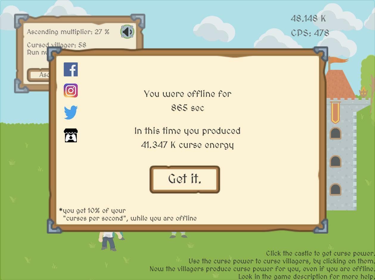 Cursed Idle Clicker screenshot 3