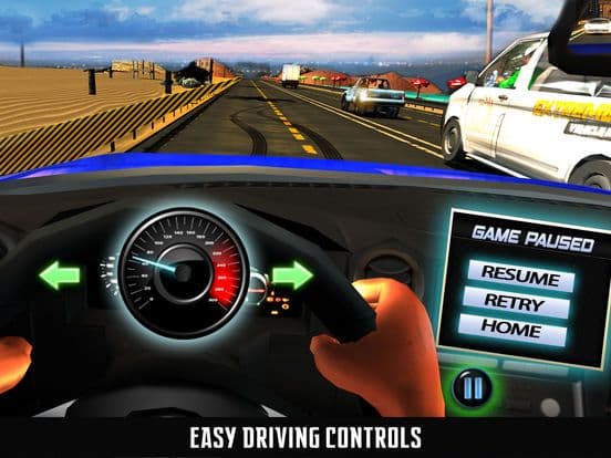 VR Highway Racing in Car Driver screenshot 3