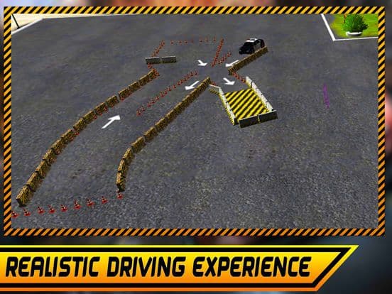 Real Police Car Parking Simulator 3D Game