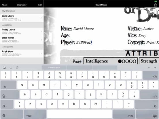 Real Sheet: NWOD Human ∞ screenshot 4