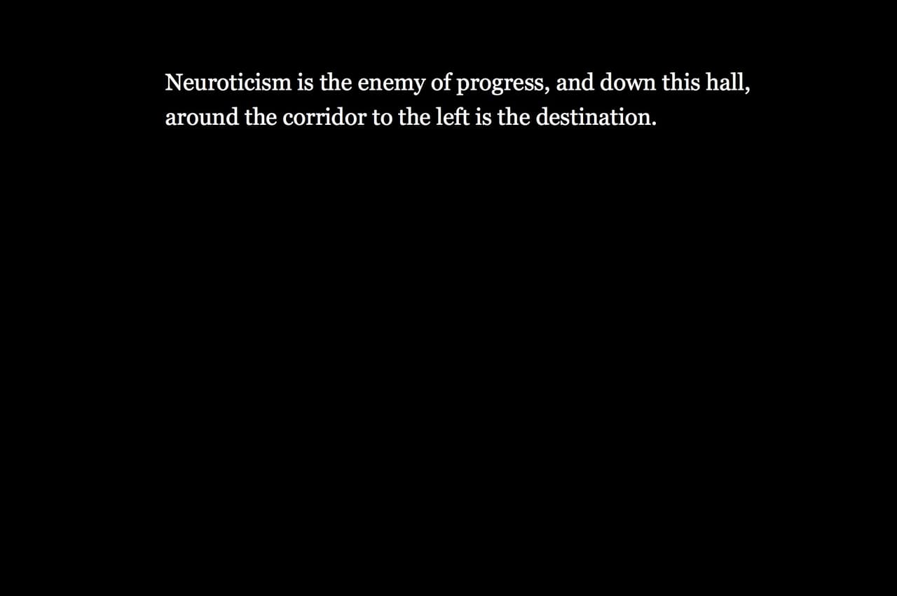 Neuroticism is the Enemy of Progress...