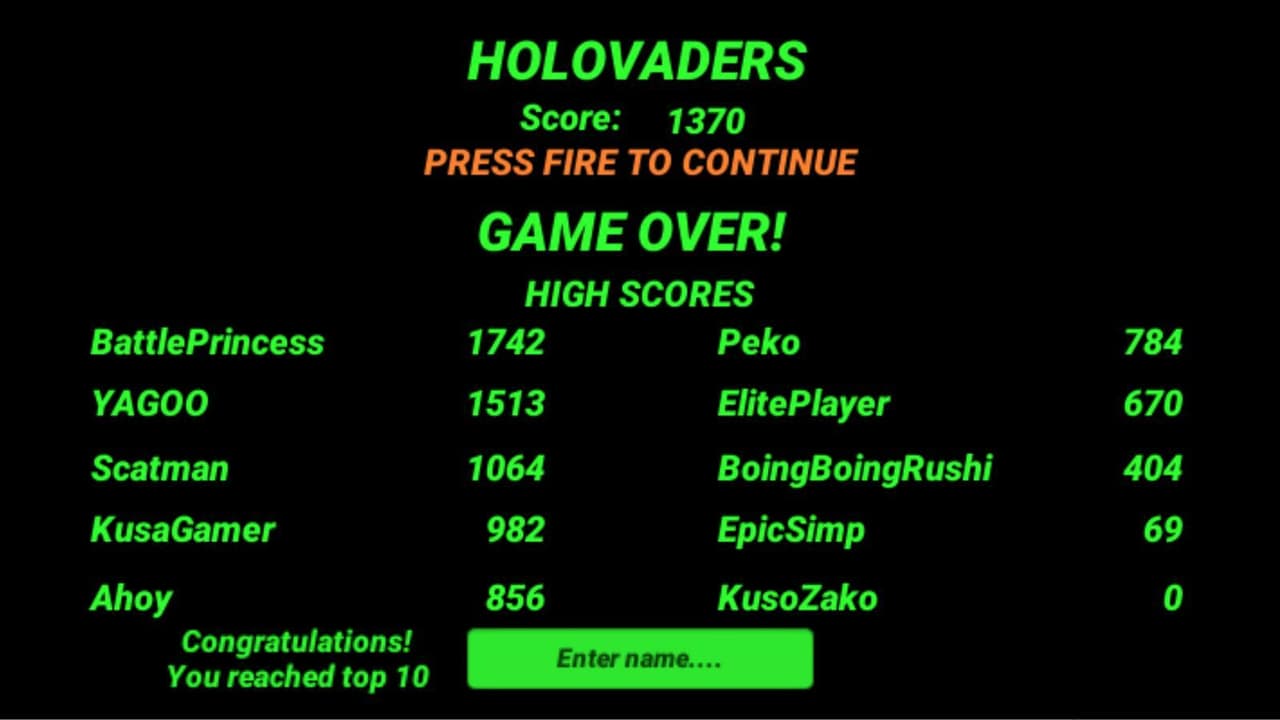 Holovaders (Hololive fangame)