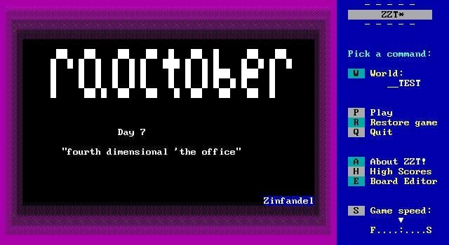 raoctober day 7 - "4th dimensonal the office"