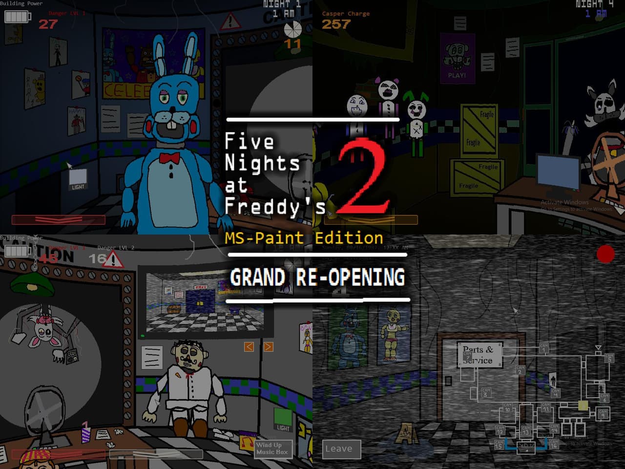 FNaF MS-Paint Edition Complete Tetralogy screenshot 3