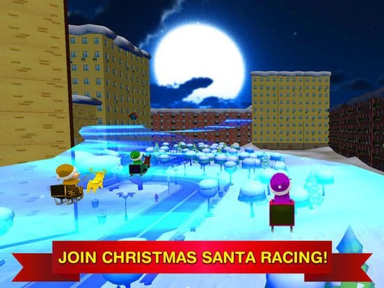 Santa Claus Christmas Snow Racing Full screenshot 2