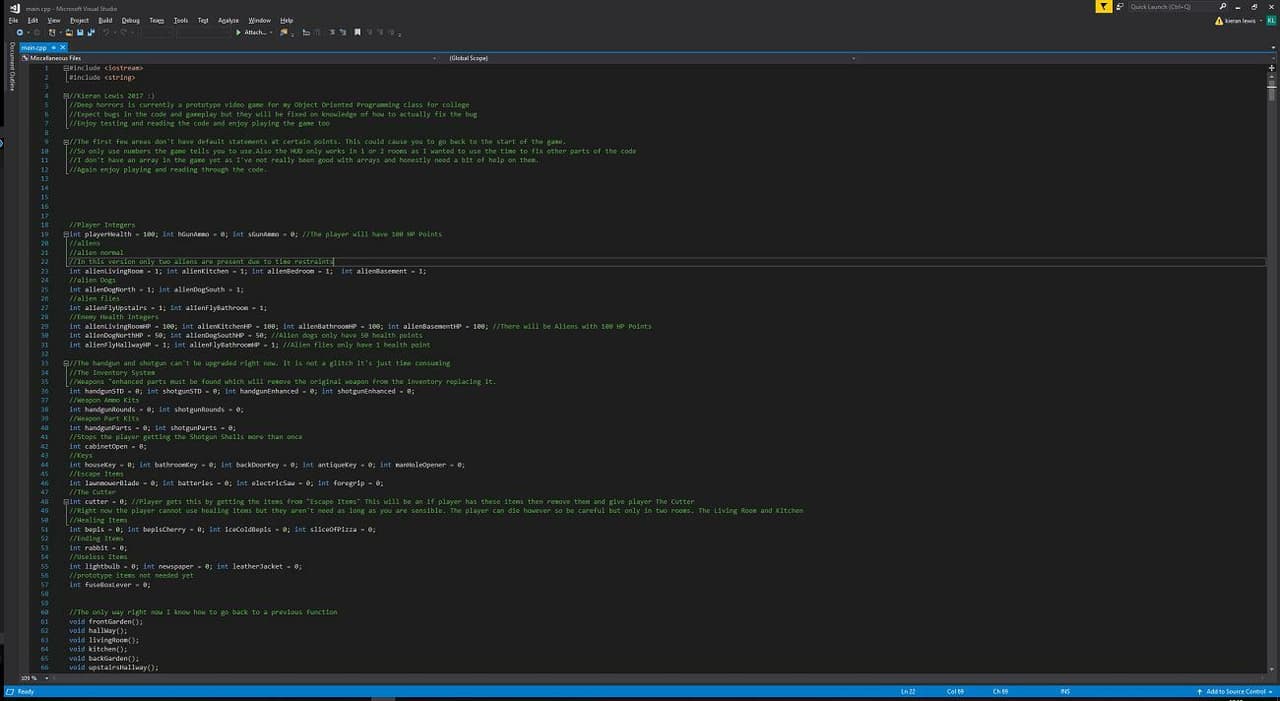 Deep Horrors "Text Adventure" screenshot 4