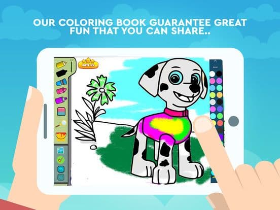 Pet Coloring Book Patrol Dogs screenshot 3