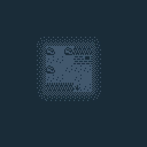 Houses in the dark