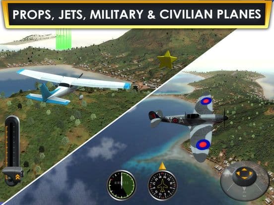 Plane Flying Parking Sim a Real Airplane Driving Test Run Simulator Racing Games screenshot 6