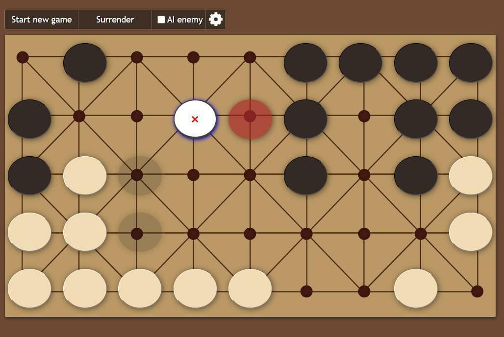 Fanorona screenshot 2