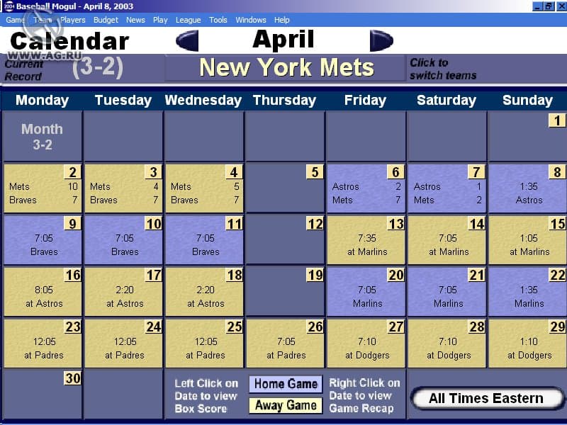 Baseball Mogul 2004 screenshot 5