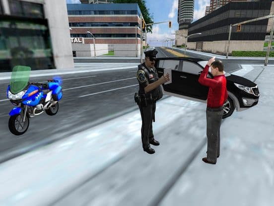 Traffic Cop Motorbike Rider 3D screenshot 5