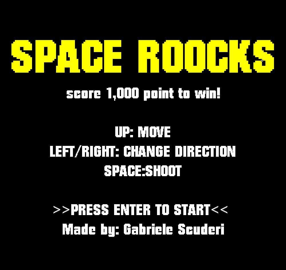 SPACE ROOCKS