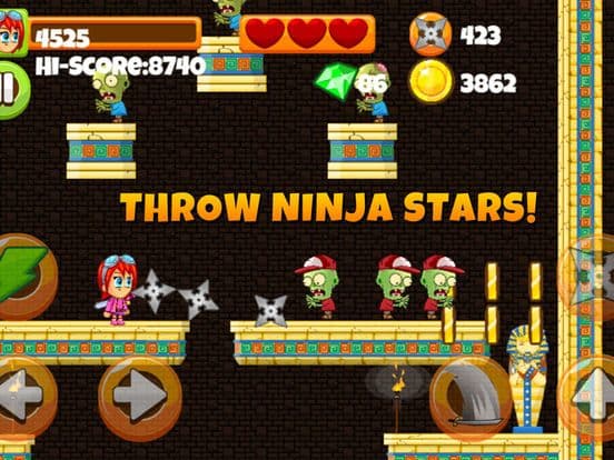 Ninja Kid vs Zombies - 8 Bit Retro Game screenshot 5