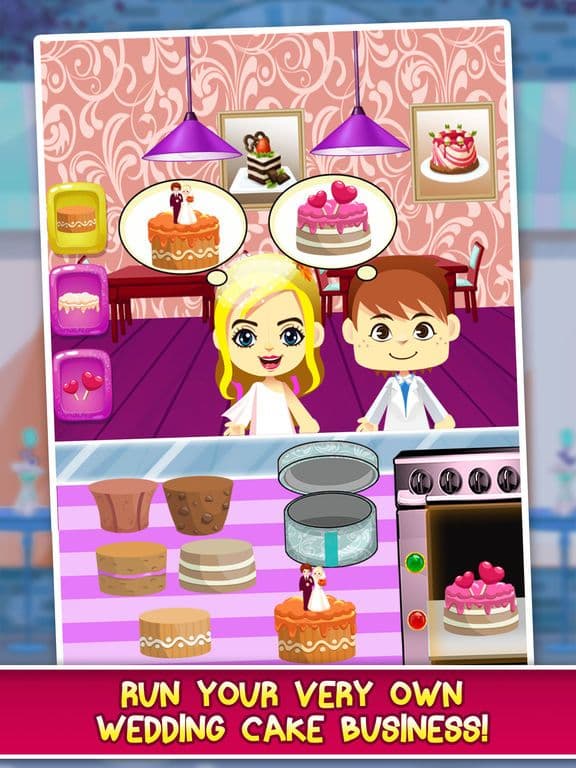 Wedding Cake Food Maker Salon - Fun School Lunch Candy Dessert Making Games for Kids! screenshot 3