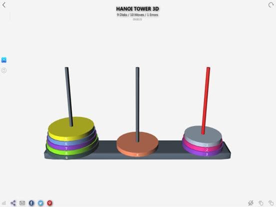 HANOI TOWER 3D screenshot 2
