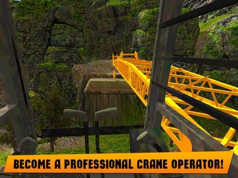 Bridge Builder: Crane Driving Simulator 3D screenshot 2