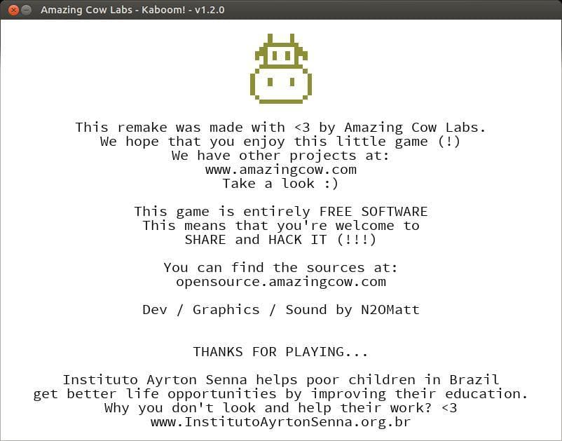 Kaboom - Amazing Cow Labs!