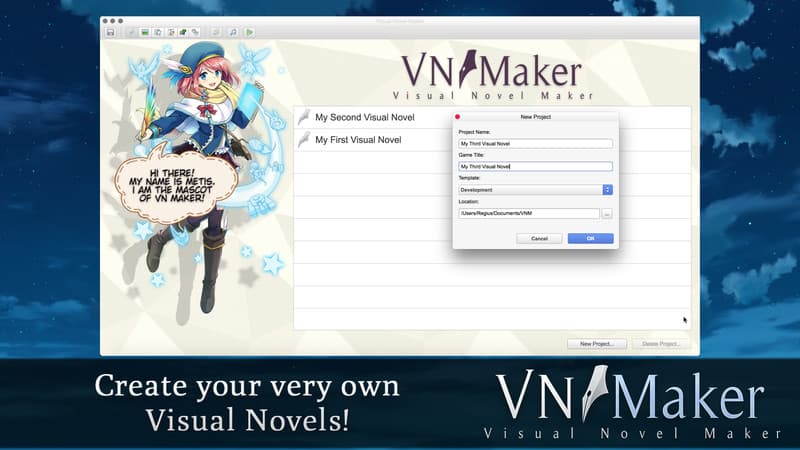 Visual Novel Maker screenshot 4