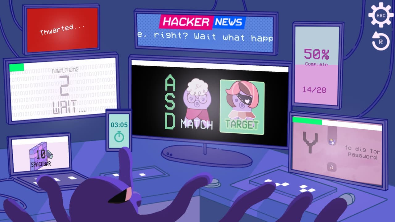 Hacktopus (Radetzky, Ryanocerou5, AlexMoot, mintwatercolor) screenshot 3