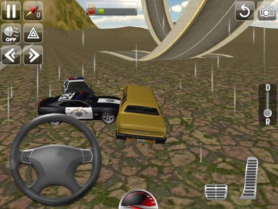 Airborne Limo Stunt Racing Game