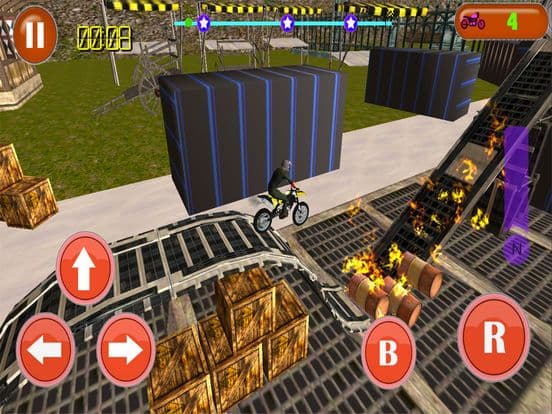 Bike On Tricky Path screenshot 2
