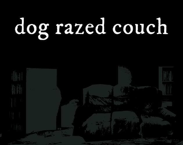 dog razed couch