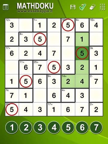 Mathdoku + Calcudoku screenshot 2