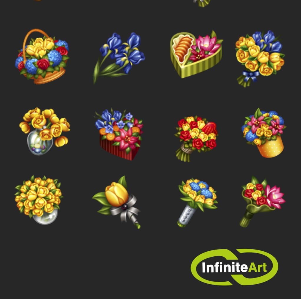 Flower shop icon pack screenshot 2