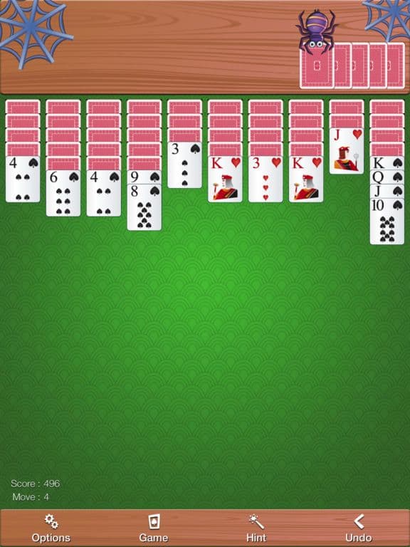 Relaxed Spider Solitaire Pro screenshot 5