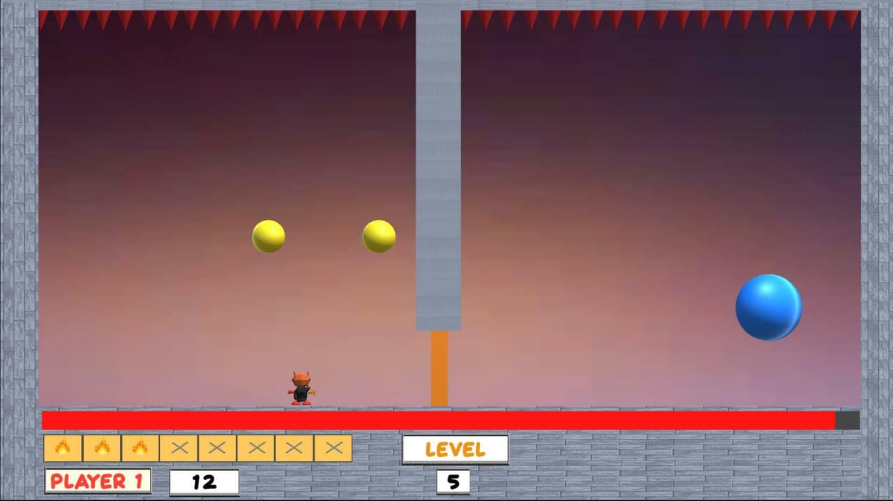 Bubble trouble, but its 3D screenshot 2