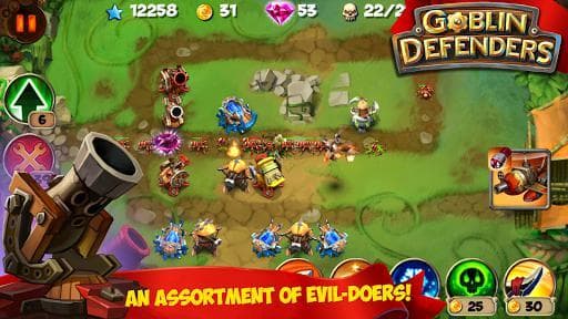 TD: Goblin Defenders - Towers Rush PRO screenshot 3
