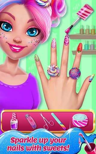 Candy Makeup Beauty Game - Sweet Salon Makeover screenshot 4