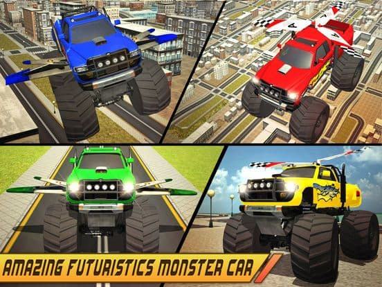 Flying 4x4 Off Road Racing Truck screenshot 2