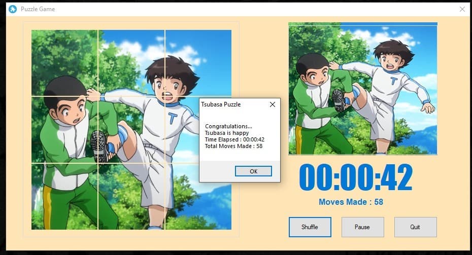 Puzzle Tsubasa screenshot 3