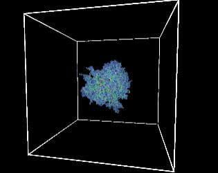 3D Diffusion Limited Aggregation #Exp 14 screenshot 2