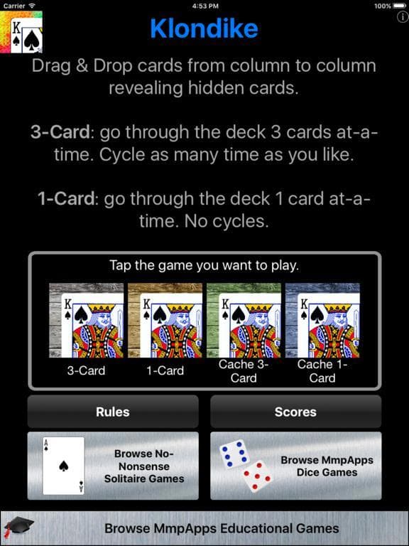 Klondike Solitaire - Classic screenshot 2