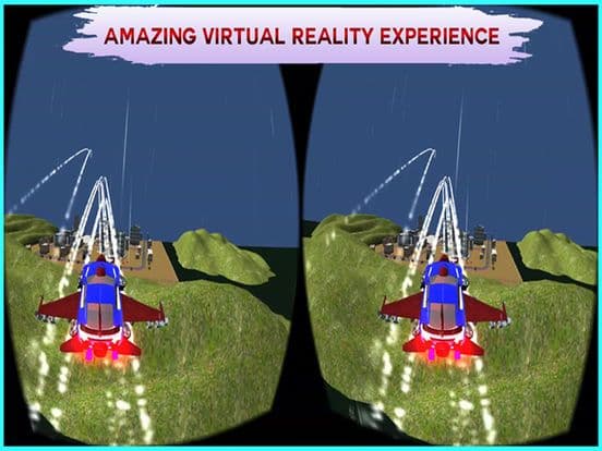 VR Flying Car Flight Simulator – The best game for google cardboard Virtual Reality screenshot 4