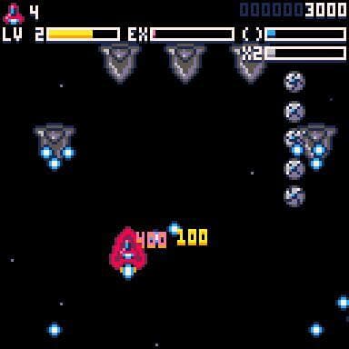 schildm8 - PICO8 shmup gamejam screenshot 2