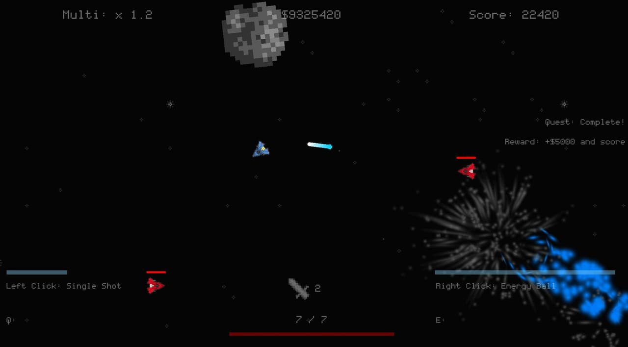 Asteroids... But Roguelite