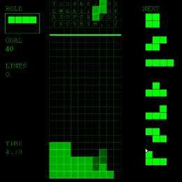 Keyboard Falling Blocks (Tetris)
