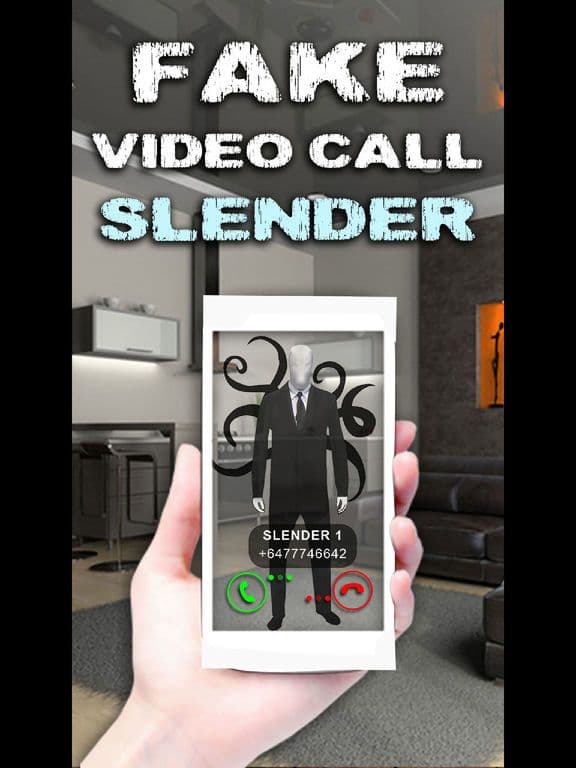 Fake Video Call Slender screenshot 3