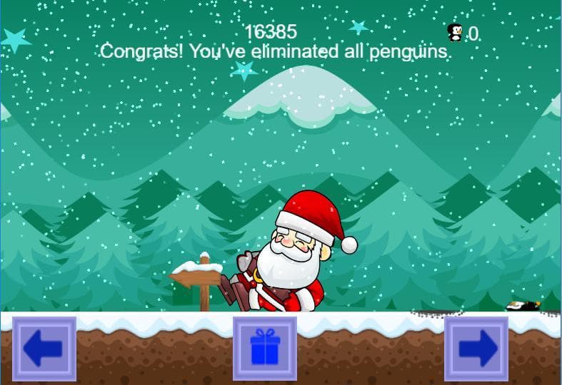 Santa, Penguin Hunter