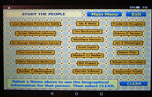 Famous African Americans - Set 1 screenshot 4