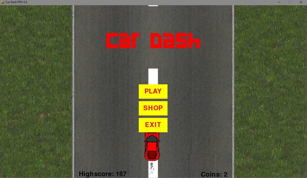 Car Dash - PyGame Creation screenshot 2